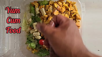My Cum Dressing For My Tasty Cum Salad!