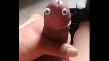 I Put Eyes On My Penis And Masturbate Until I Cum.??do You Want To See??