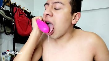 Saliva With Mouth And Vibrator