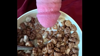 Enjoying Breakfast With My Yummy Cock