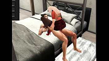 Babydoll Takes Deep Inside A Huge Cock Fucks Guy Cock Squirt Cum Machinima Second Life ( Full On Red )