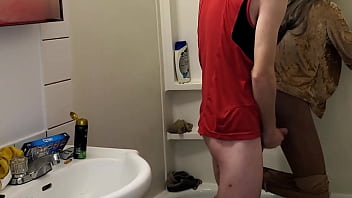 Doll Showers _ Gets Golden Tracksuit Wet!