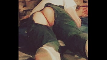 Big Bum Guy With Huge Balls Splits Out Of His Pants