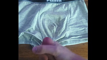 18 yo Boy Cums on his panties // Gay