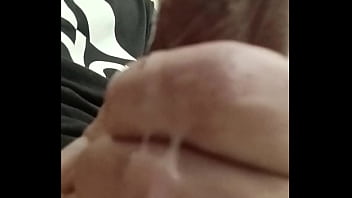 Bathroom Cumshot While Visiting Family