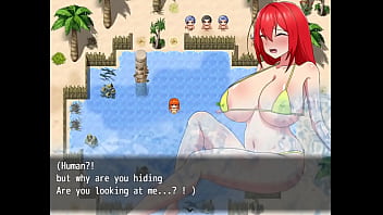 Protagonista Decide Aproveitar Para Ficar De Biquíni E Vários Homens Ficam Observando Ela - Rebecca And The Sword Of Nasty Curses - Parte 6