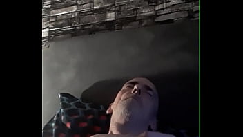 Satin Dale Showing Off His Latest 2 Piece Lingerie Set, While Playing With His Cock