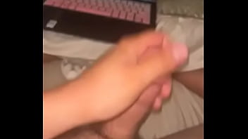 Stroking Cock Before Bed