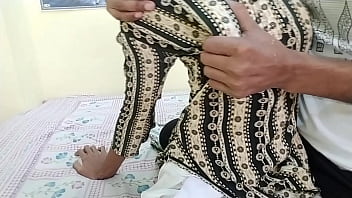 Brought The Girl Living In The Indian Native Village To The House And Pressed Her Tits A Lot And Fucked Her