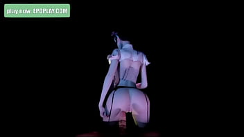 Busty Beautiful Girl Riding