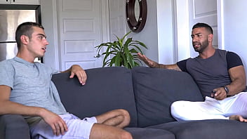 Stepfather Teaching His Stepson How To Get Fucked - Creepdad