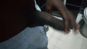 Playing With My Fat And Big Dick In The Toilet