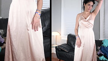 Jazmin Tries A Dress Which Turns Out To Be More Of A Nighty ??