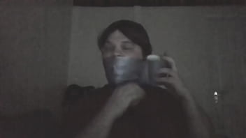 Sandrat Being Self Wrap Gag And...