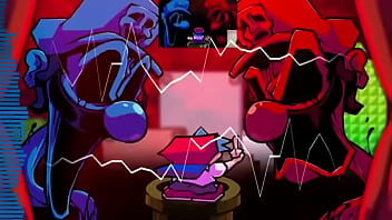 2 Vs 1 Termina En Creampie Enano Albino Azul