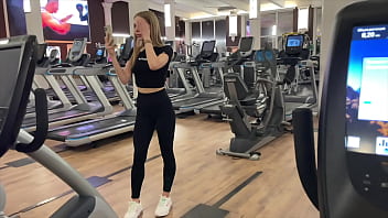 Gym Beauty Accepts My Invite To Bathroom Sex