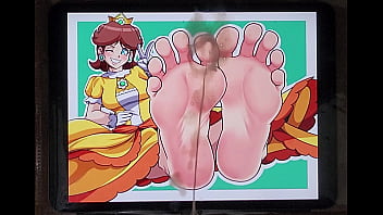 Princess Daisy' Feet Cum Tribute