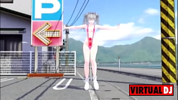 Mmd Futanri Masturbation Dance Wavefile (mixed By Dj Riko!) - dance, mastubate, futa - Video 179066