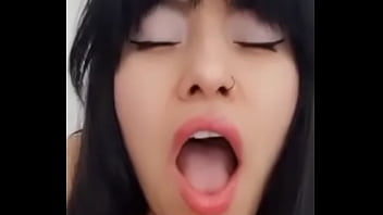 My Face Of Pleasure While I Masturbate With A Big Dildo