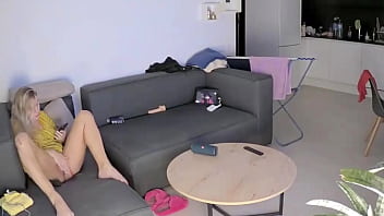 Loira Top Se Masturbando