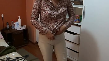 Great Compilation, Stepmom Strips And Caresses Herself While I Masturbate In Front Of Her