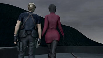Resident Evil 4 Remake (re4r) Enf Cmnf Mmd: Ada Wong Loses All Her Clothes With Wardrobe Malfunction While Boarding The Plane, Showing Off Her Big Tits And Asian Ass To Leon | Bit.ly/4e4xajo