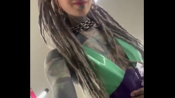 Bts With Latex Unconfined ??what' Your Favorite Latex Look?#behindthescenes #inked #inkedwoman #tattoojourney #ps...