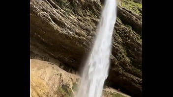 Look At This Powerful Waterfall! ??have You Ever Stood In Front Of A Waterfall?#powerfulwaterfall #naturebeauty #w...