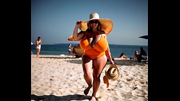 Thick Bbw Mom Running 2 (ai Generated)