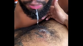 Sarro E Beijos Com Muita Saliva De Dois Pretos