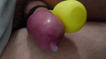 Student Straps Wand To Dick And Trys To Resist Cumming While Working.