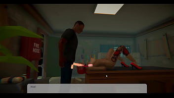 Upside Down Facefuck - facial, 3d, blowjob, deepthroat, hentai, game - Video 167999