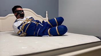 Asian Boy Tied Up By Ropes And Shackles Part 2