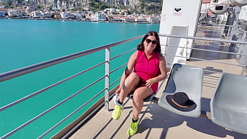 The Stepmom Flashing In A Public Place And Remembers Her Vacation With Her Stepson