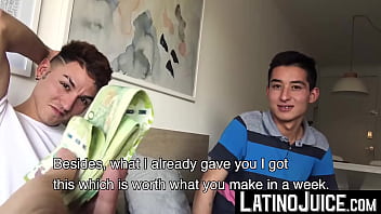 Latinojuice.com - Axel _ Rodrigo - Nasty Dudes Axel And Rodrigo Strip Their Clothes To Fuck Each Other For Cash