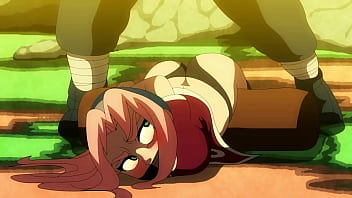 Sakura Vs Kakashi On The Forest Floor