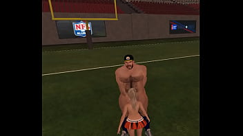 Lucky Cheerleader Gets Mouth Full Of Huge Football Player' Cum