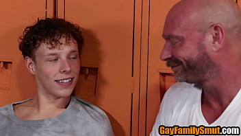 Stepdad And Stepson Locker Room Sex