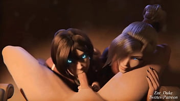 Mercy _ Kiriko Halloween Fucking