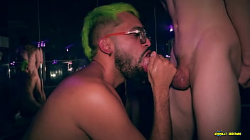 Camilo Brown Giving An Amazing Cum Swap Blowjob To Big Cock Beautiful Twink Nicolas Mucci