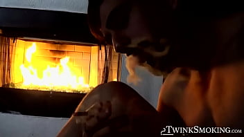 Smoker Mason Lear Found Pleasure After A Sensual Cock Stroking