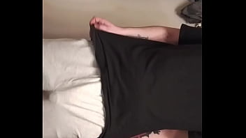 Dick Print, Then Pulling Out My Cock And Jerking Off