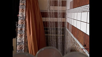 Peeping In On Scarlett Mae Taking A Shower With Spy Cam