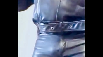 Preview: Black Leather Solo Masturbation Scenes