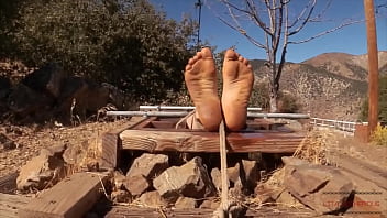 Humiliating Caning And Bastinado For Bound Slave