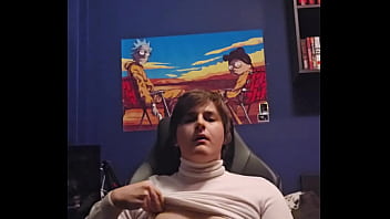 Chubby College Boy Jerking Off And Cumming