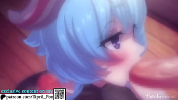 Ganyu Did A Double Blowjob - Genshin Impact Hentai 4k