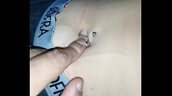 It Feels So Fun To Play With My Friend' Belly Button Ring