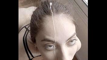 De nuevo en mi ojito :( - Brunette-amateur-homemade-beauty-new-facial-cumshot-beautiful-face-teens-18