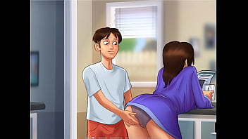 Summertime Saga Ep 30 - Tomei Banho, Deitei E Mexi Na Buceta Da Milf